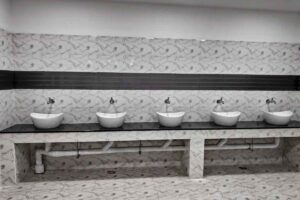 wash area