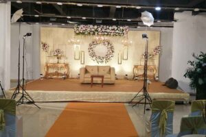 Stage decoration at Mini Hall
